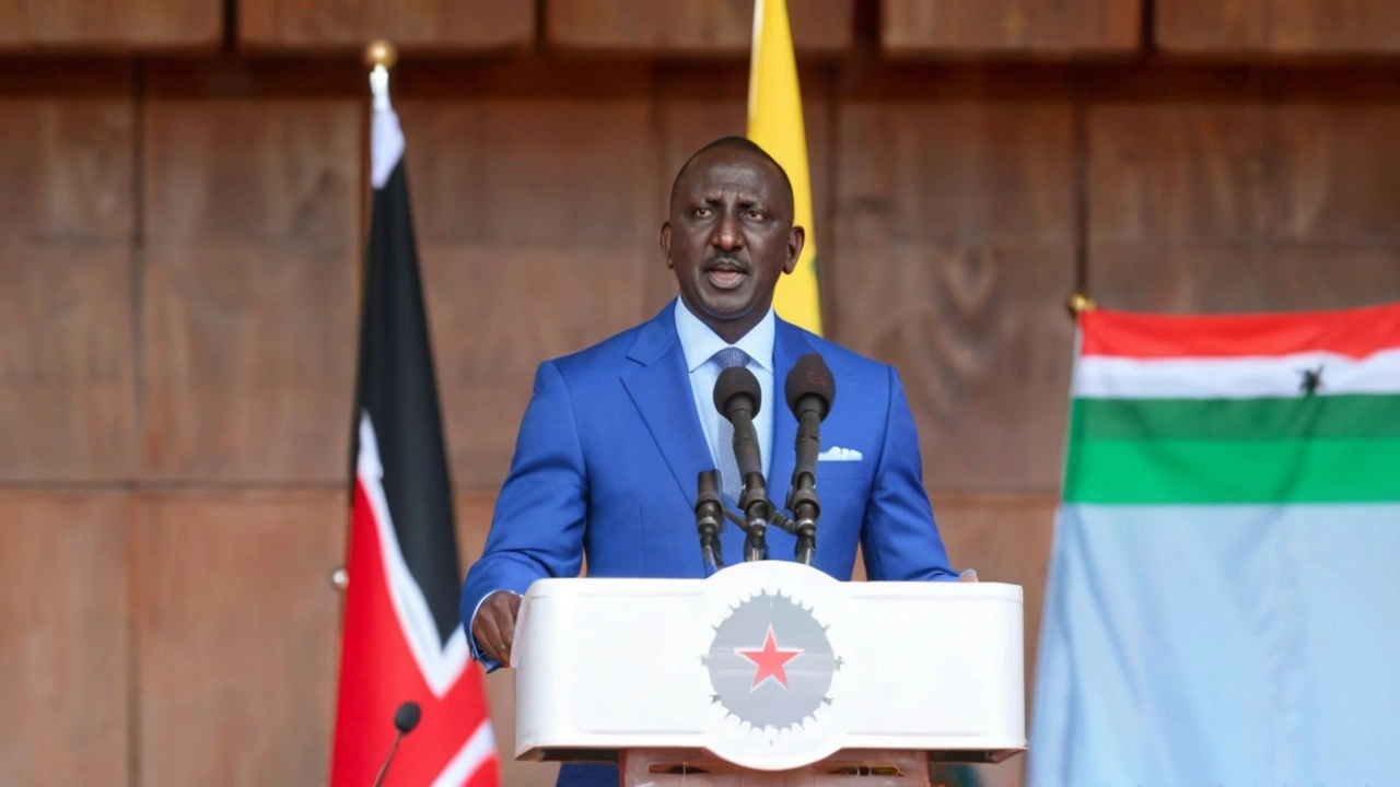 President William Ruto's Bold Address to Anti-Government Protest Sponsors