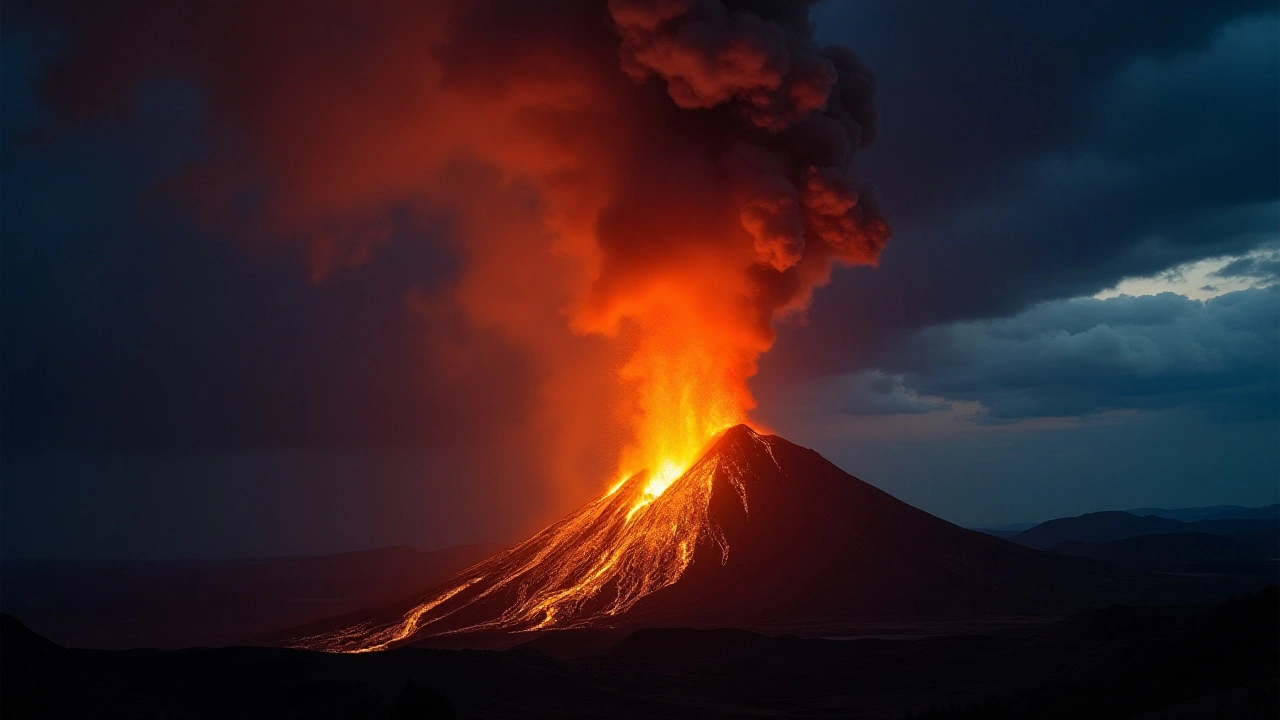 Volcanic Activity Triggered by the Quake